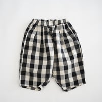 block check summer pants (2634)