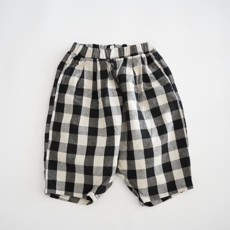 block check summer pants (2634)