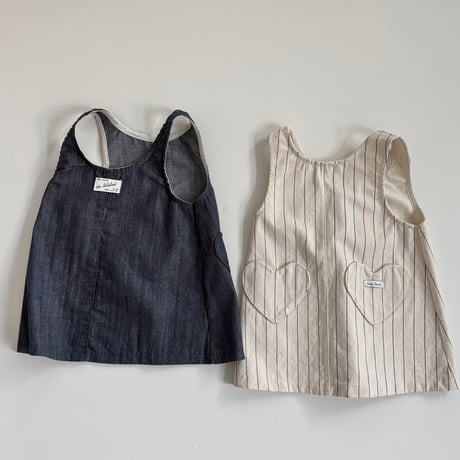 heart pocket one-piece (2605)