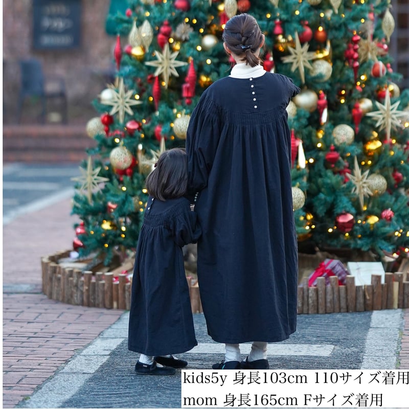 pin tuck niko one-piece ”ママサイズ” (2582) | nikomake