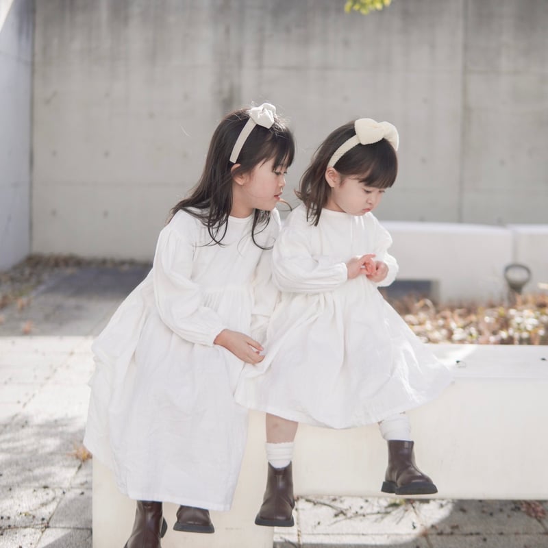kiiko シシクイ　コットンネップ　ビックロングT 2026 spring niko one-piece (2601) | nikomake