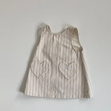heart pocket one-piece (2605)