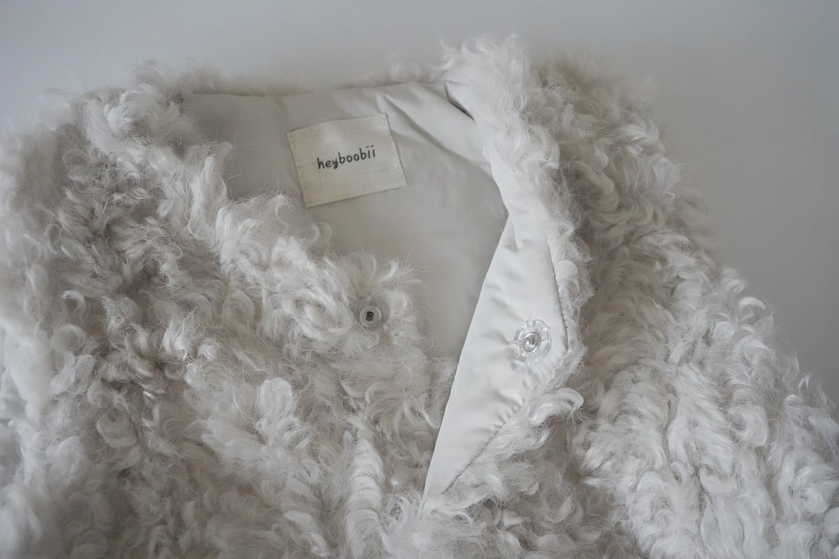 sheep fur vest (2578) | nikomake