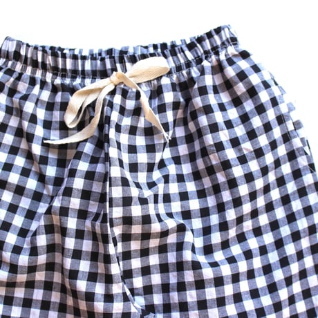 gingham check pants（1175）