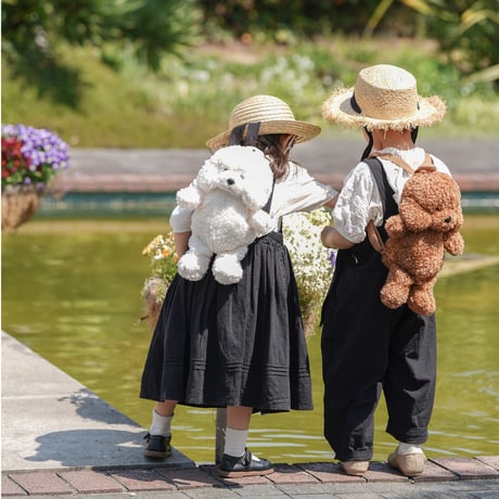 Stuffed dog backpack (2538)