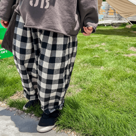 block check pants (2570)