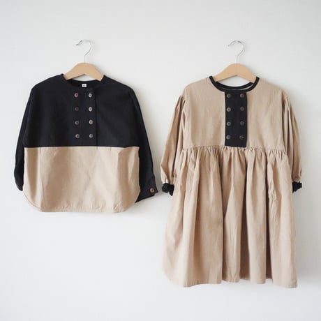 double button niko one-piece (2438)