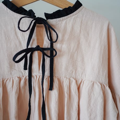 niko 2way ribbon blouse (2379)