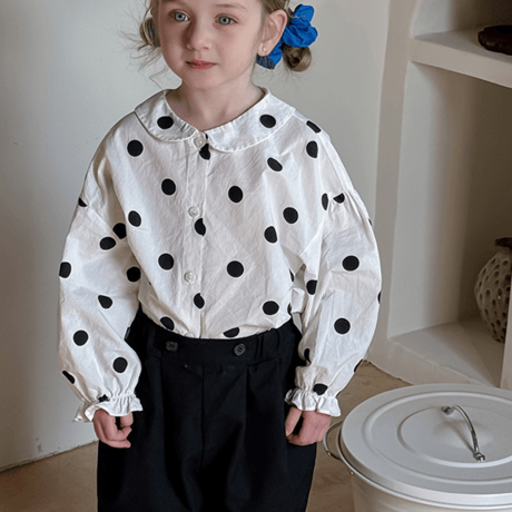dot blouse  (2555)
