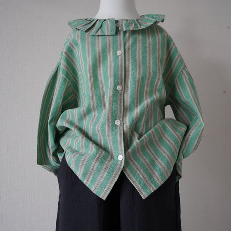 ruffle collar blouse(2512)