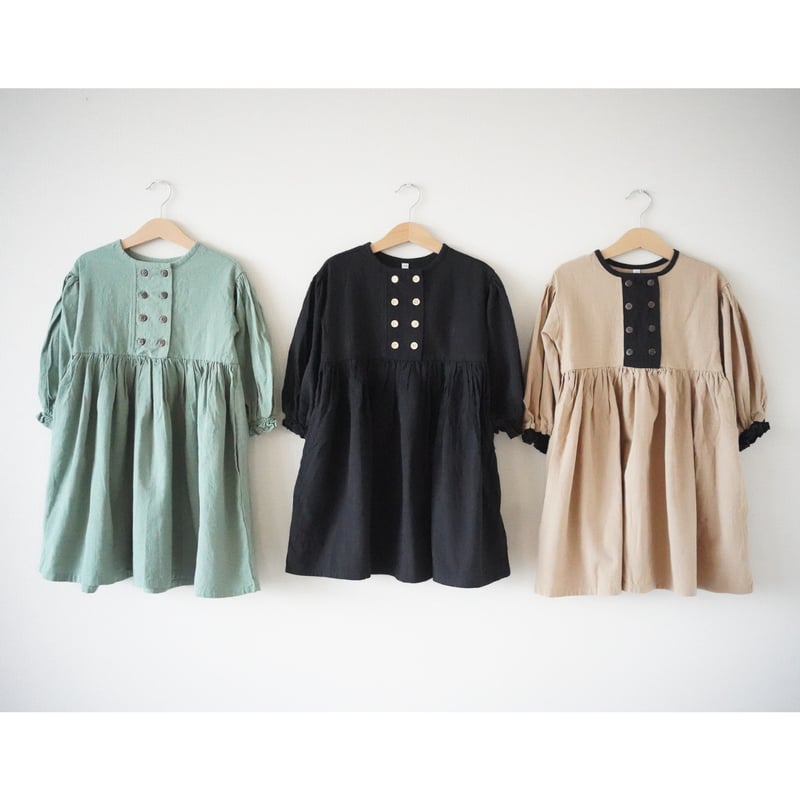 double button niko one-piece (2438) | nikomake double button niko one-piece (2438) | nikomake