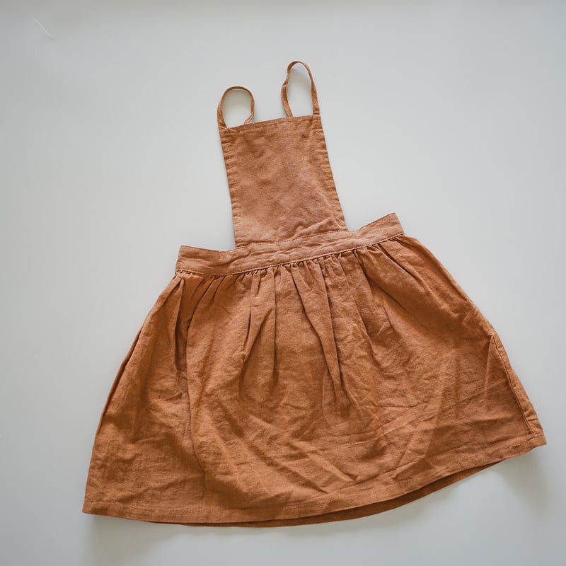 natural apron one-piece (2314) | nikomake