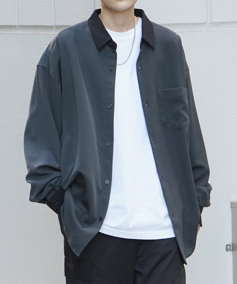 グレッグローレン コンビシャツ 面映ゆかっ サイズ3(LL) 数回着用（ほぼ未