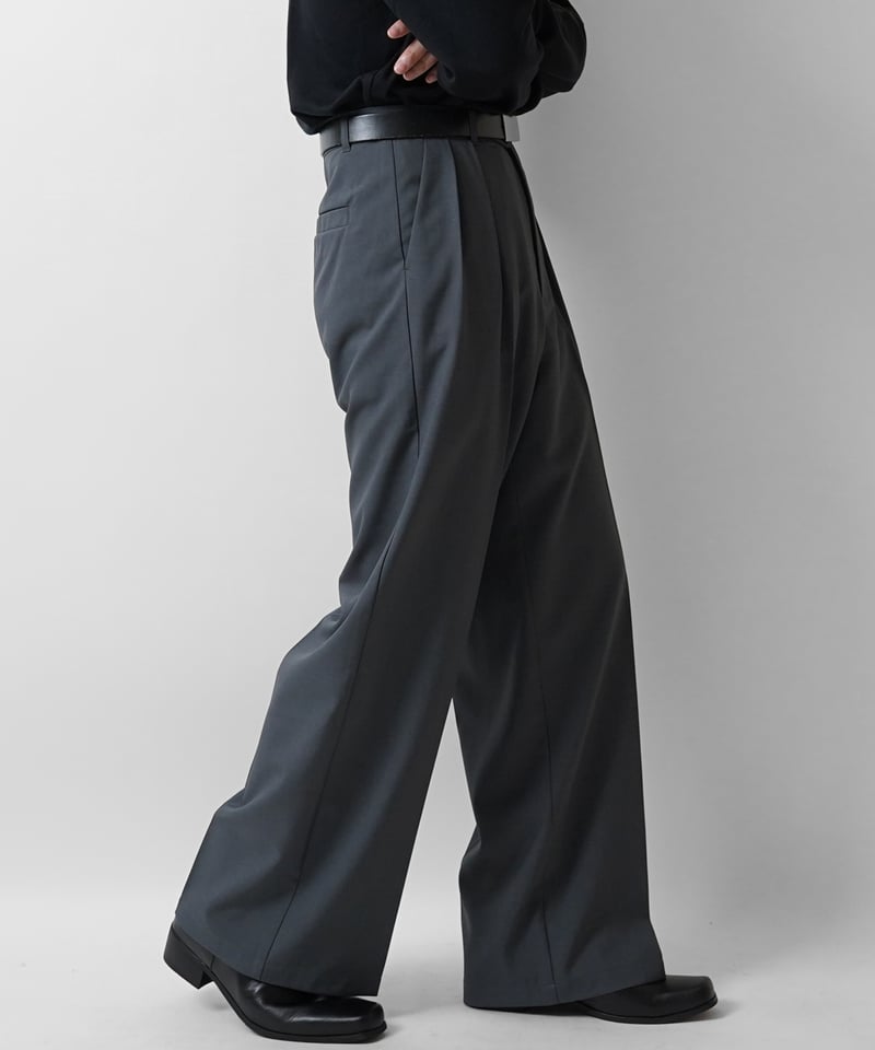 Twill Pants ワイドストレートパンツ