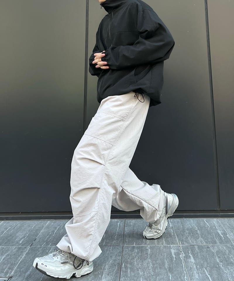 【即日発送】ナイロンパラシュートパンツ ナイロンパラシュートパンツ /グレー | Confirm/コンファーム