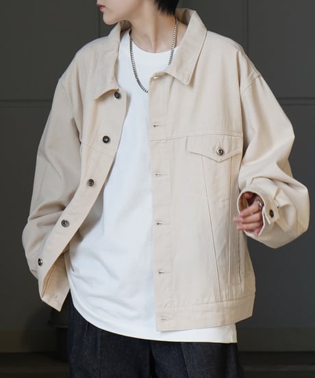 ダイアグラム　エコファーデニムコンビジャケット Diagram（ダイアグラム）の「エコファーデニムコンビジャケット