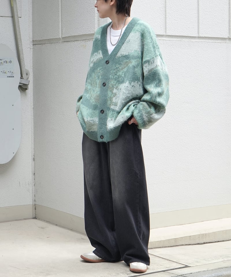 24ss たたみかける ロンハーマン グラデーションジャガードニット 