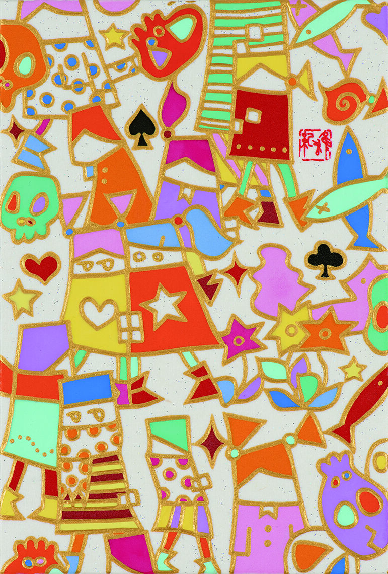 古家野雄紀「jokerｶｰﾄﾞ／群像図：ﾄﾗﾝﾌﾟｶｰﾄﾞ」 | SEIZAN Gallery