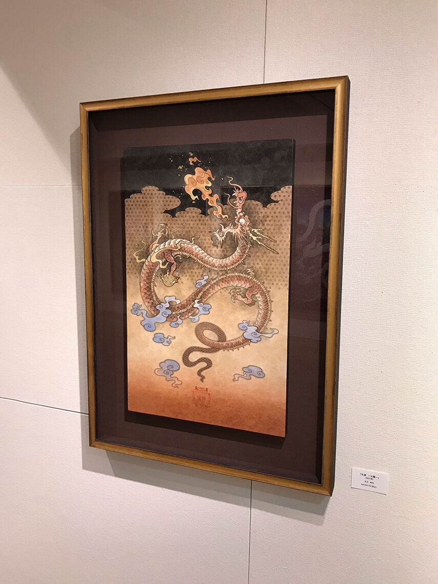 玉井伸弥　８０号　威風堂々 春の院展出品作！　仁王像大迫力最高傑作　日本画 玉井伸弥 80号 威風堂々 春の院展出品作！ 仁王像大迫力最高傑作