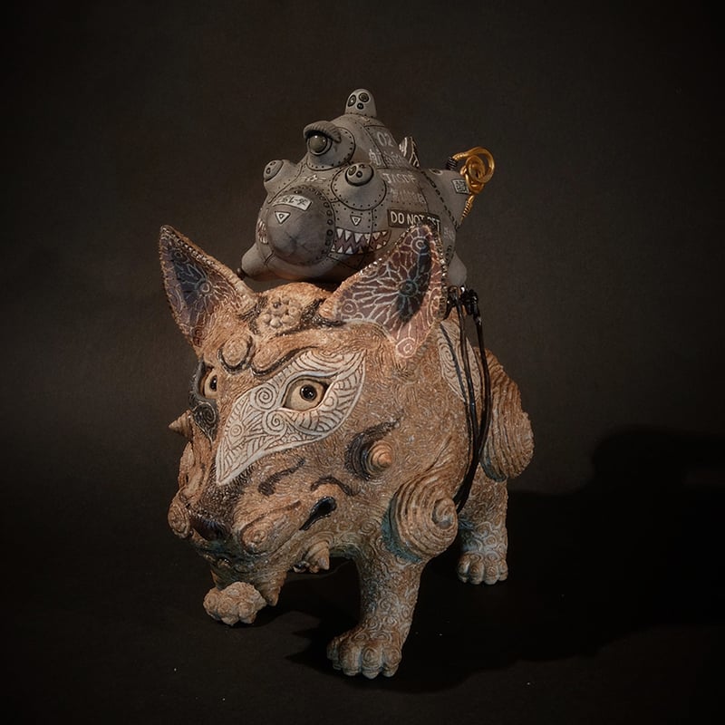 田崎太郎「災害救助犬 霊犬早太郎」 | SEIZAN Gallery Online Store