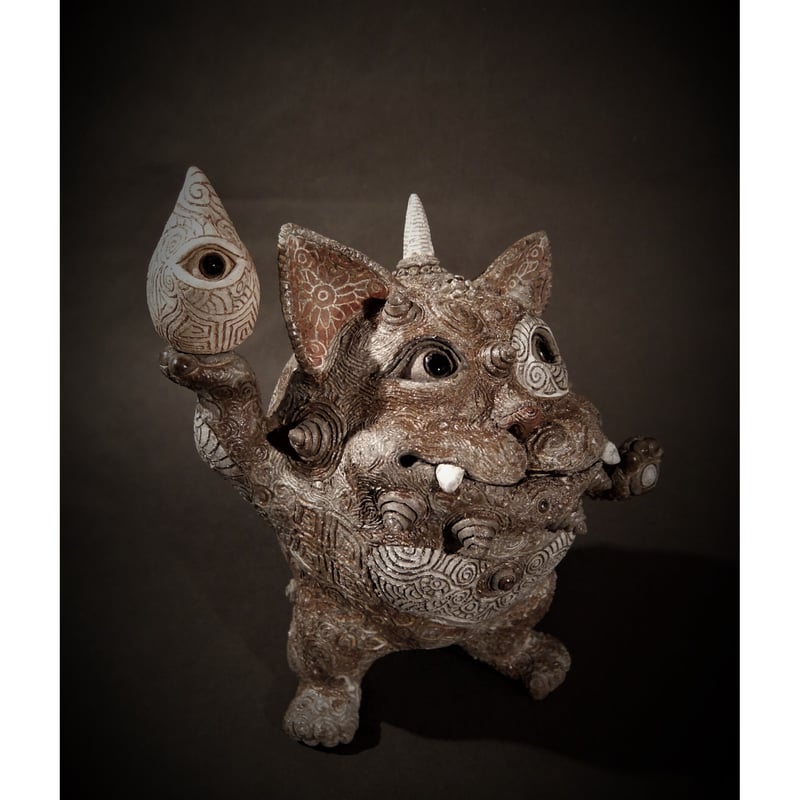 田崎太郎「鬼火黒猫神」 | SEIZAN Gallery Online Store