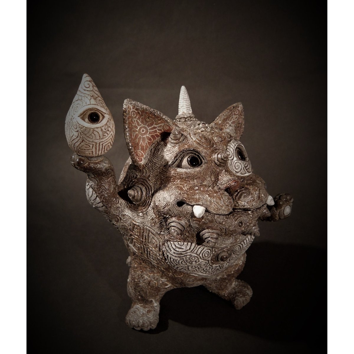 田崎太郎「鬼火黒猫神」 | SEIZAN Gallery Online Store