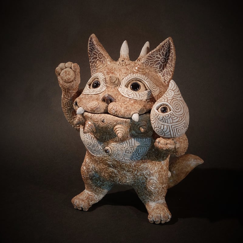 模写大津絵、酒呑猫 酒を呑むのは猫？ネズミ？ ＠大津絵「猫と鼠」 - 牛込・神楽坂