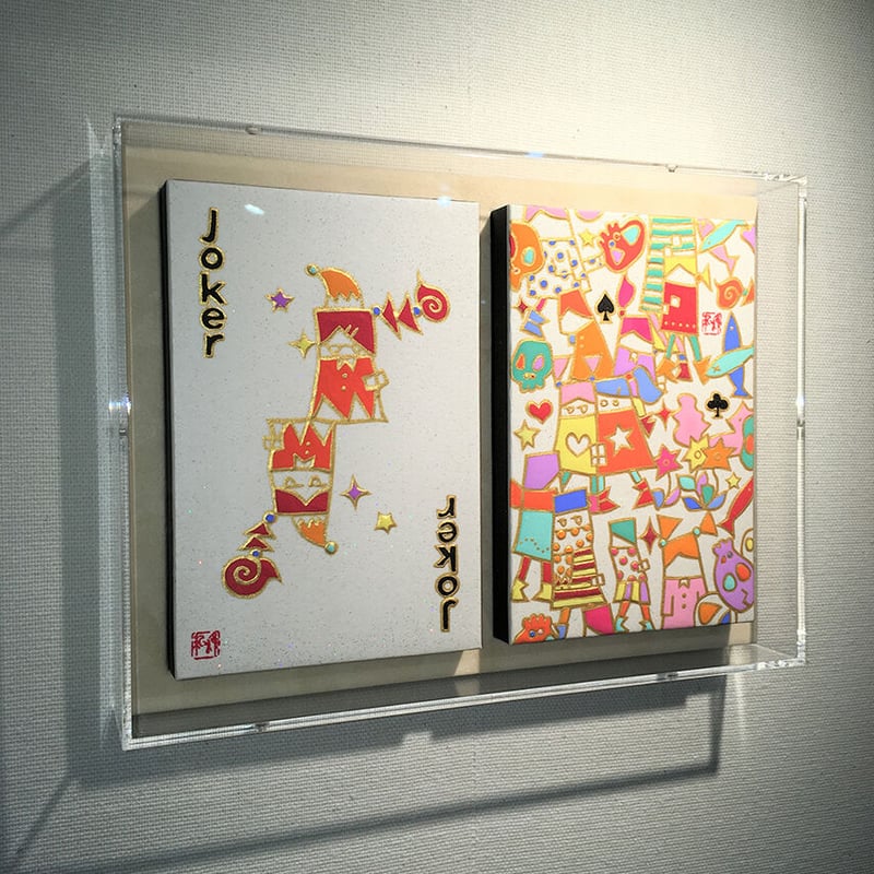 古家野雄紀「jokerｶｰﾄﾞ／群像図：ﾄﾗﾝﾌﾟｶｰﾄﾞ」 | SEIZAN Gallery