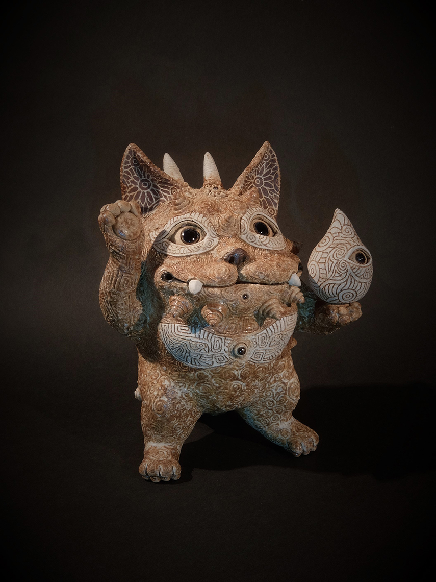 田崎太郎「鬼火猫神」 | SEIZAN Gallery Online Store