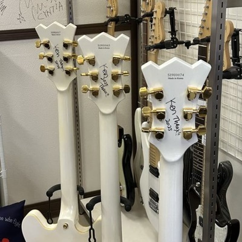 Ken Yokoyama Signature Electric Guitar SWH (ヘッド