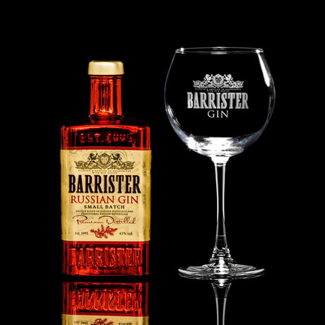BARRISTER RUSSIAN GIN [WITH A GLASS]