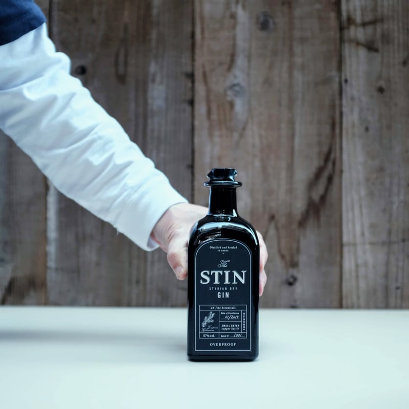 THE STIN STYRIAN DRY GIN OVERPROOF | GIN BOTTLE