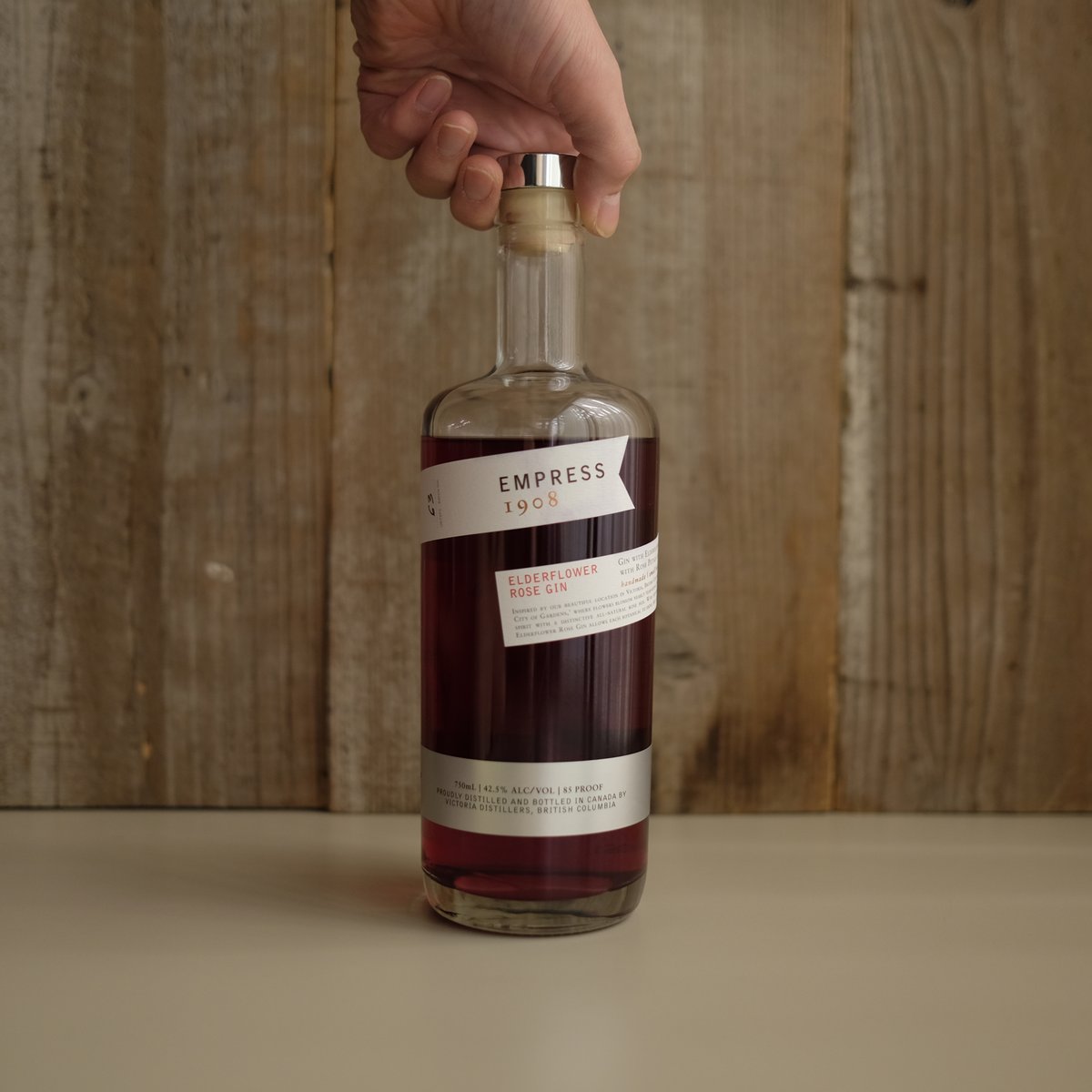 EMPRESS 1908 ELDERFLOWER ROSE GIN | GIN BOTTLE