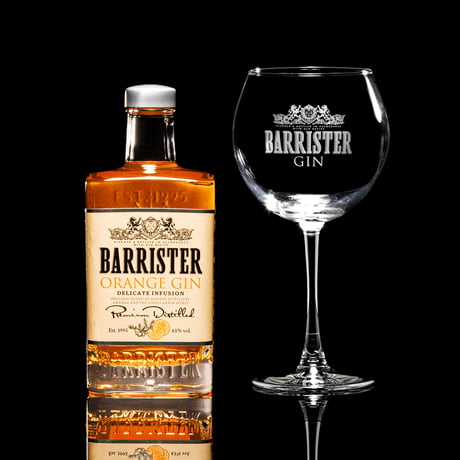 BARRISTER ORANGE GIN [WITH A GLASS]