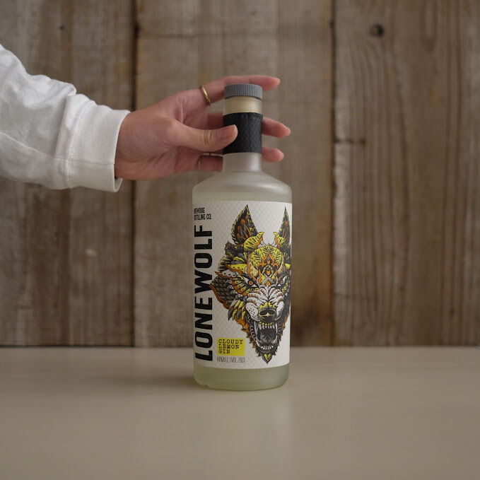 LONE WOLF CLOUDY LEMON GIN GIN BOTTLE SHOP