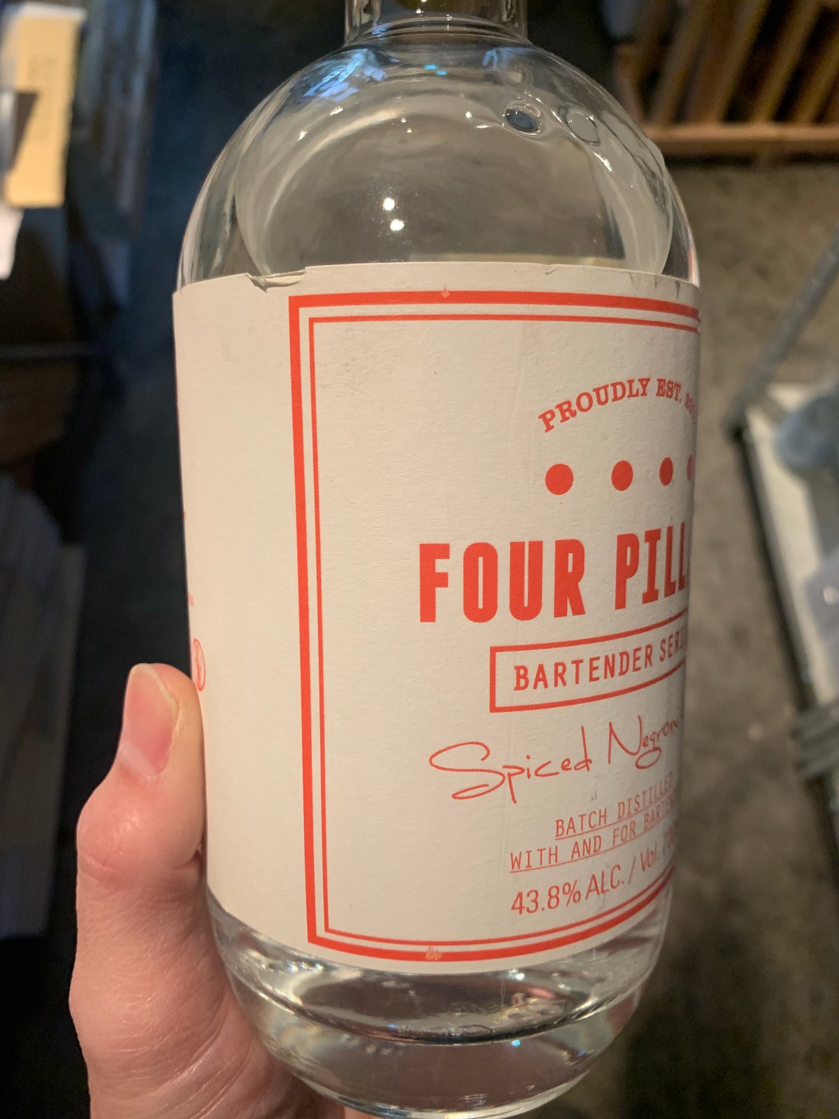 FOUR PILLARS SPICED NEGRONI GIN 【※ラベル破れ・汚れあり】 |