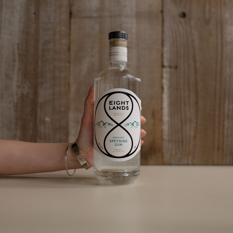 EIGHT LANDS ORGANIC SPEYSIDE GIN | GIN BOTTLE SHOP