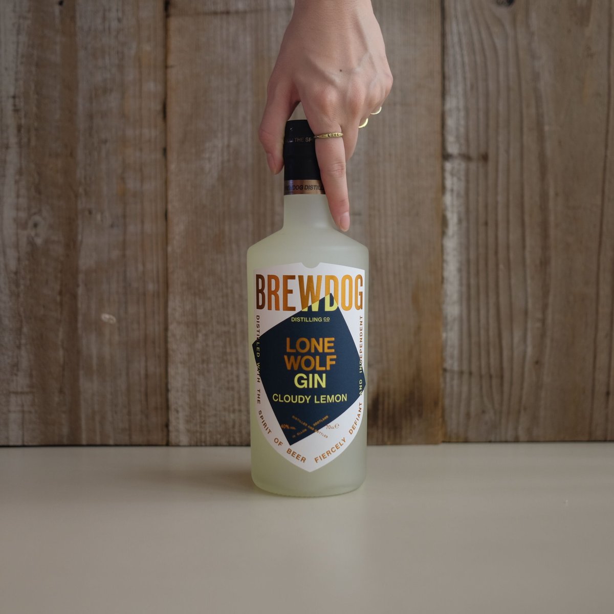 LONE WOLF CLOUDY LEMON GIN GIN BOTTLE SHOP