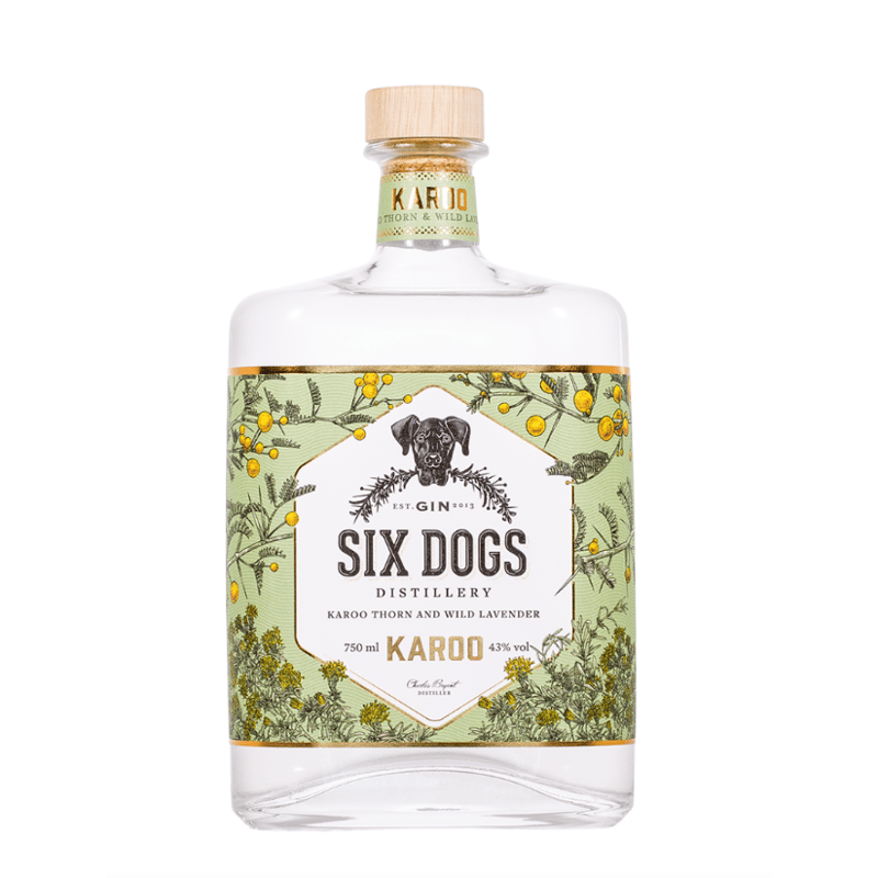 SIX DOGS KAROO GIN | GIN BOTTLE SHOP