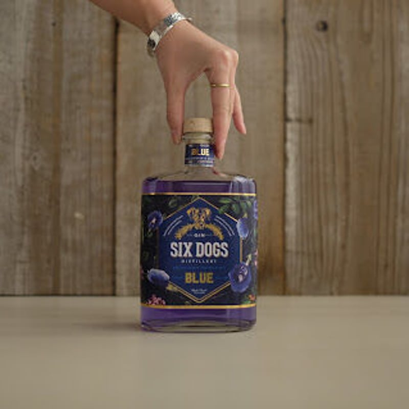 SIX DOGS BLUE GIN | GIN BOTTLE SHOP