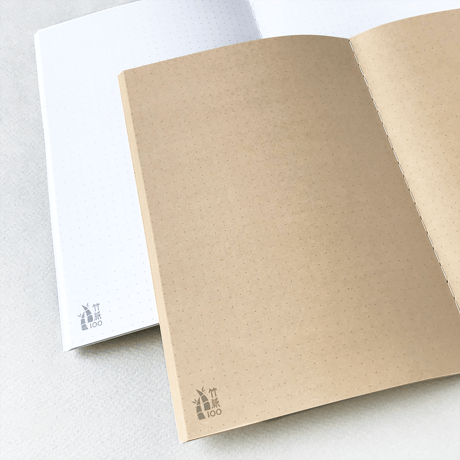 竹紙100ノート／ウリ坊・ホワイト（白色）
