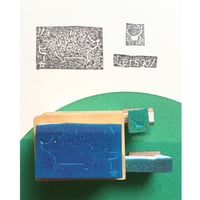 世界にひとつの手作りハンコ付応援チケット(はりねずみ編)