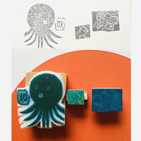 世界にひとつの手作りハンコ付応援チケット(たこ編)