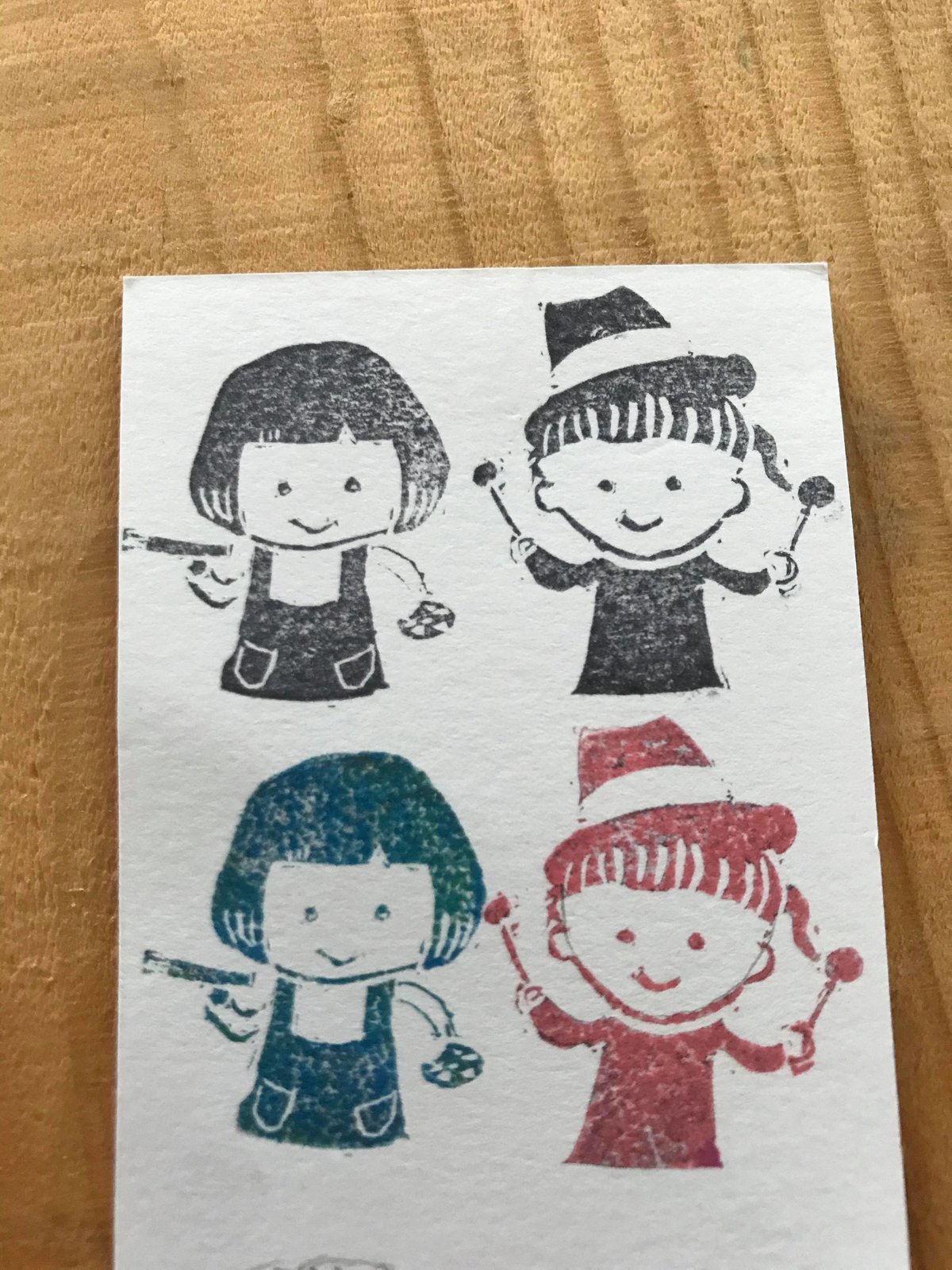 ズッコロッカ応援！マッキーのオーダー消しゴムハンコ☆似顔絵編【限定
