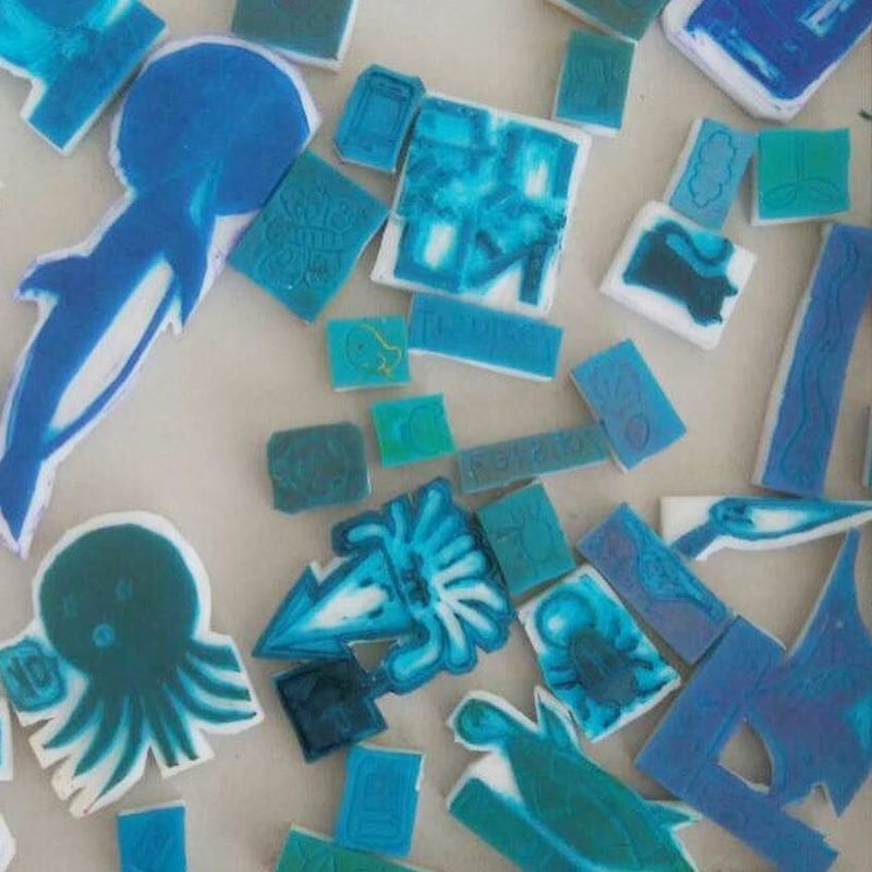 ズッコロッカ応援！マッキーのオーダー消しゴムハンコ☆生き物編