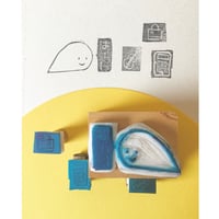 世界にひとつの手作りハンコ付応援チケット(はーい編)