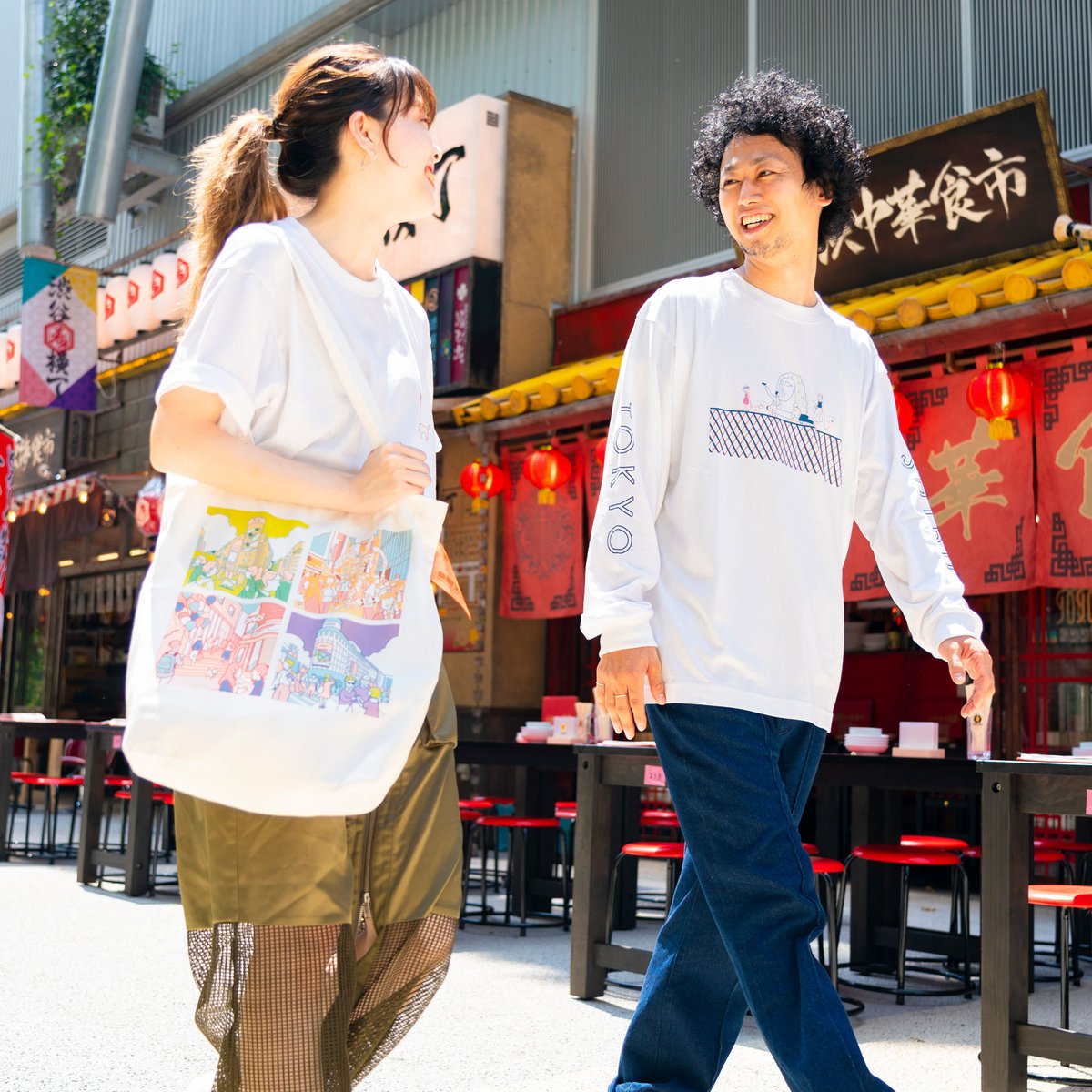 A day in the life shibuya 長袖Tシャツ《ボールチェーンタグ