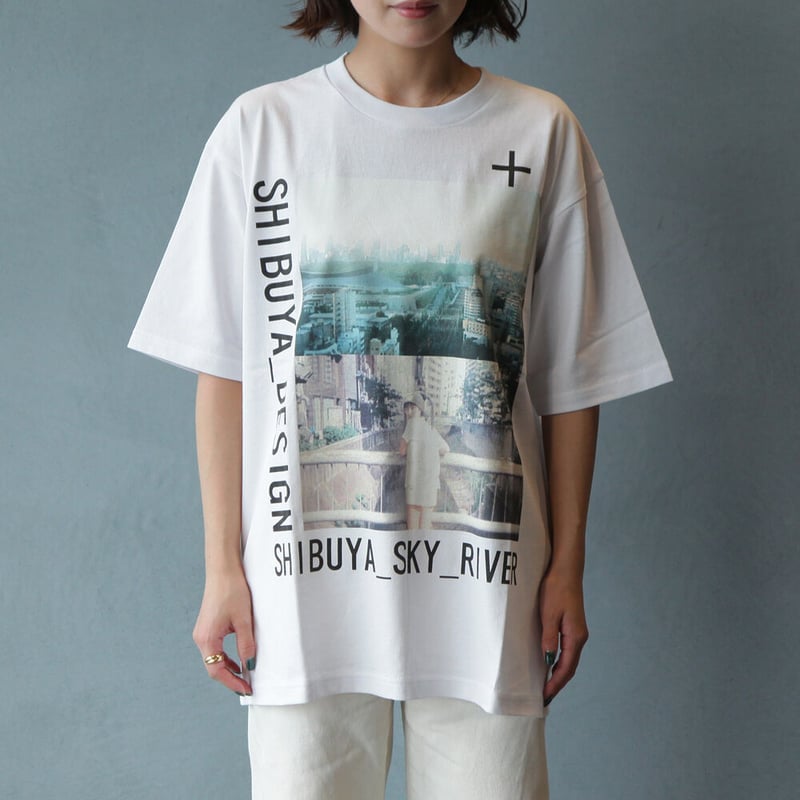 渋谷を感じる」Tシャツ（ホワイト） | SHIBUKURO STORE