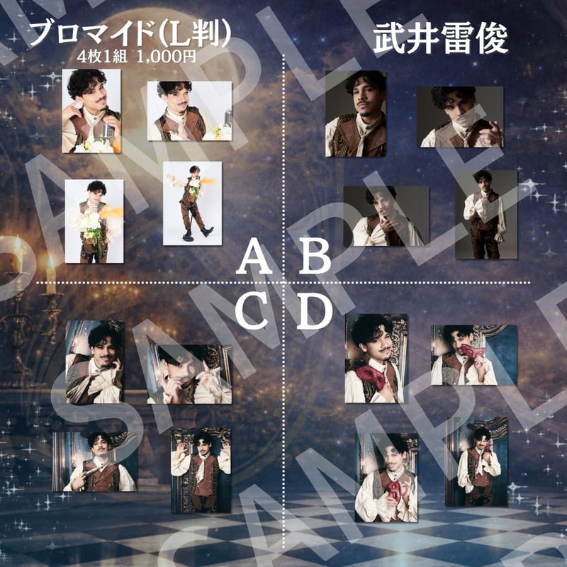 武瑠19th オンラインガチャ vol.2 ブロマイド 王ステ THE LIVE 2026】L判ブロマイド | ILLUMINUS STORE