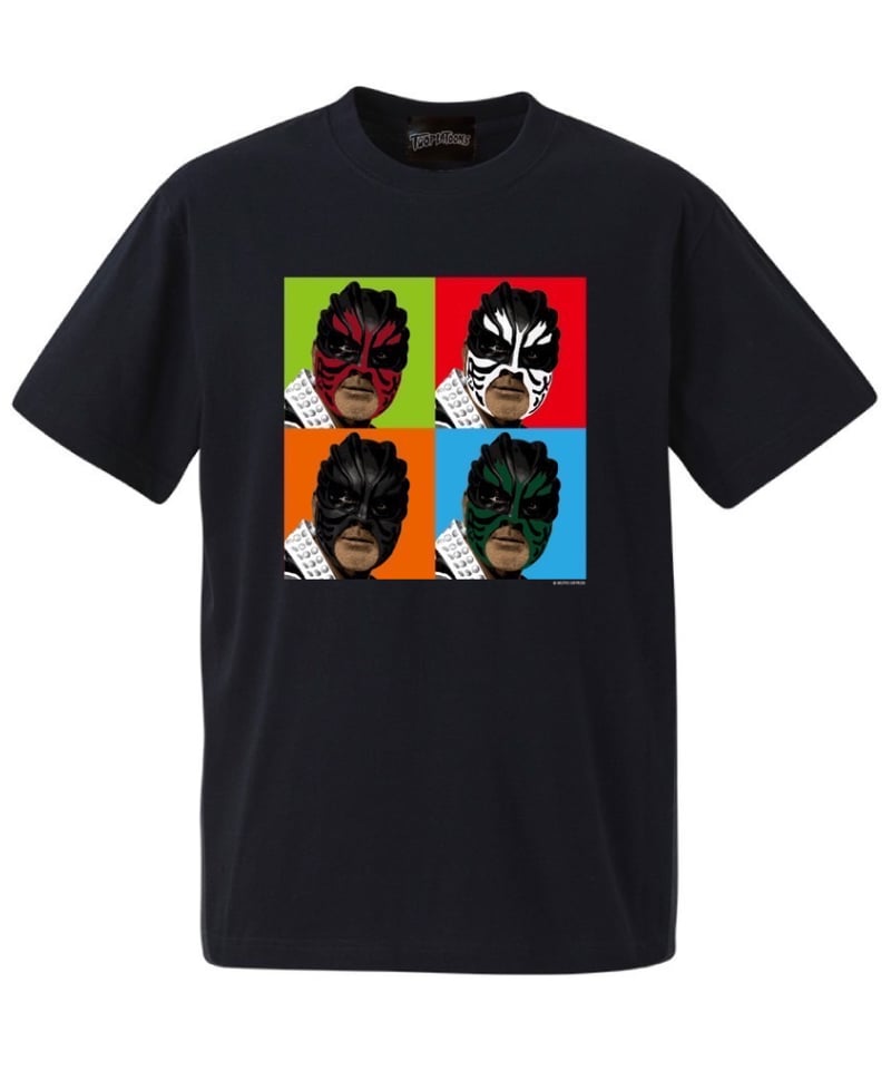 グレートムタ　Tシャツ TWOPLATOONS×グレート・ムタ コラボTシャツ（青ムタ） | KEIJI